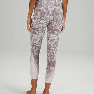 Lululemon Wunder Under Scalloped Hem High-Rise Crop Grey Mix Size 4